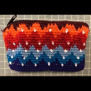 Woven Multicolored coin purse